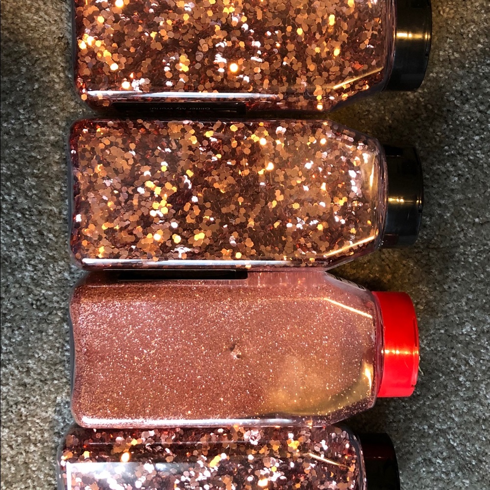 4 pounds of Rose gold glitter, many crafts